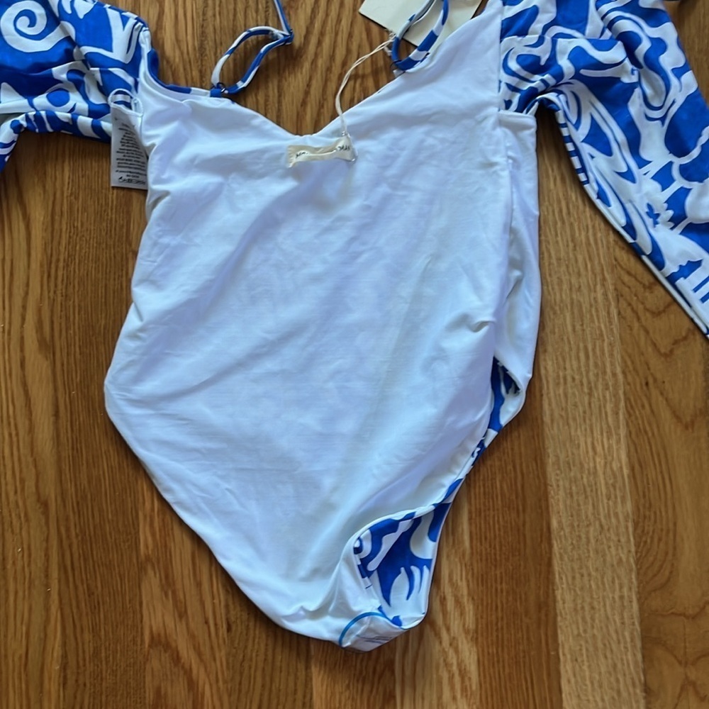 Mara Hoffman Isolde Wrap One-Piece Swimsuit XS NWT - Picture 14 of 16